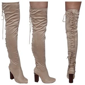 BRAND NEW! Chase and Chloe over the knee boots